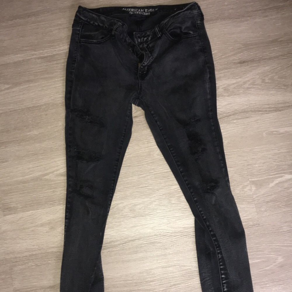 Ripped American eagle pants